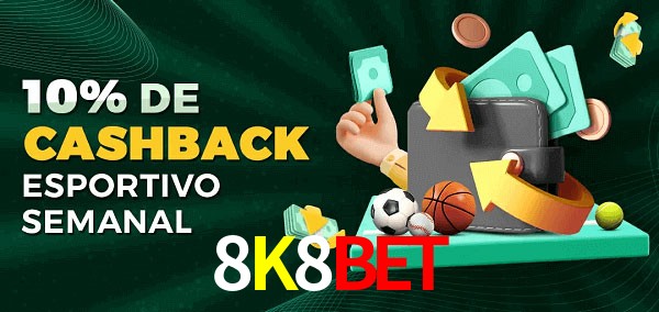 10% de bônus de cashback na 8K8Bet